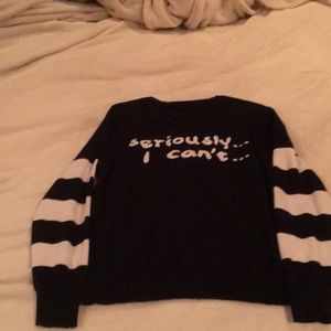 Gudetama sweater, extra small youth